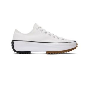 Converse Run Star Hike White Sneakers with Black and Brown Accents